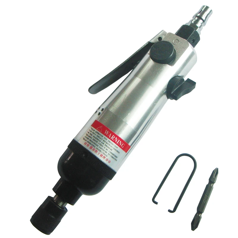 EElabper Pneumatic Air Screwdriver Reversible Screw Driver 10h Straight Hand Industrial for Light Industry Black EElabper Pneumatic Air Screwdriver Reversible Screw Driver 10h Straight Hand Industrial for Light Industry Black