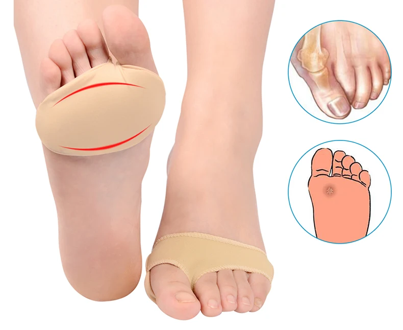 WGAFON 1 пара Подушечка для передней части стопы для вальгуса Hallux силиконовые обувные стельки для боли в ногах выпрямитель большого пальца носки ортопедические вставки для ног Ha