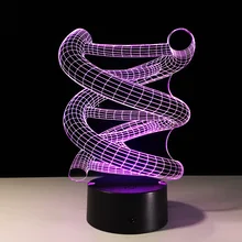 Сенсорный пульт дистанционного управления 3d лампа Veilleuse Enfant 3d светильник светильники Новинка Usb светодиодный Ночной светильник Diy ручной Спиннер светильник со шнуровкой