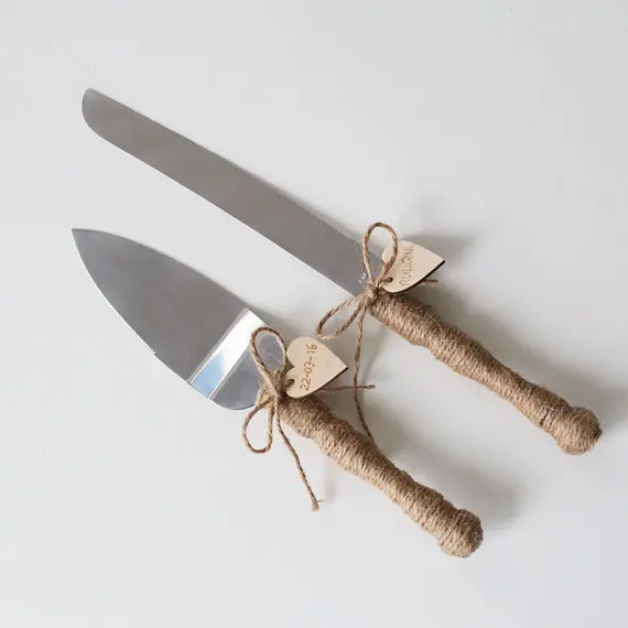 personalized cake server wedding