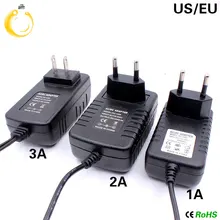 1 шт. 12V2A AC 100 V-240 V конвертер 1A 3A адаптер DC 12V 2A 2000mA источник питания US/EU Разъем 5,5 мм x 2,1-2,5 мм для Светодиодный CCTV