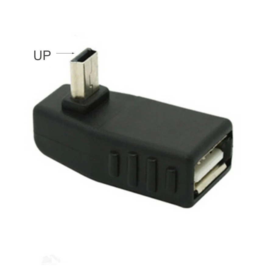 1 шт. мини-usb Папа-мама USB 2 0 5-контактный разъем типа A l-образный адаптер OGT Host для