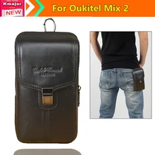 Genuine Leather Carry Belt Clip Pouch Waist Purse Case Cover for Oukitel Mix 2 5.99inch Mobile Phone Free Drop Shipping