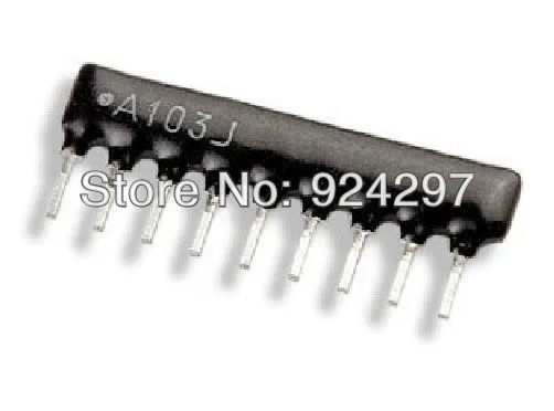 Exclusion A103J 10K Ohm 9 PIN Resistor Packs 50PCS/ LOT | AliExpress