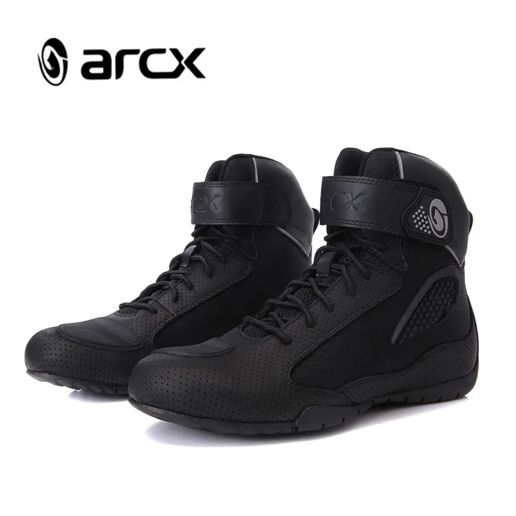 ARCX/Новинка стильные летние дышащие мотоциклетные ботинки обувь в байкерском