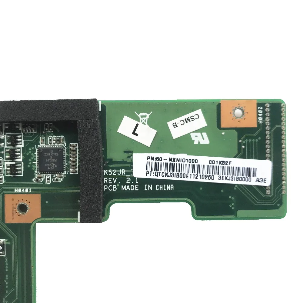 Для ASUS K52 K52J K52JR K52JC K52DR X52F K52F X52J K52DY K52DE K52N VGA USB Аудио HDMI плата 100% протестирована