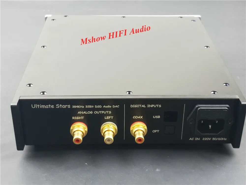 Ustar AK4497 AK4497Q ЦАП HIFI декодер звукового сигнала AK4118 форматы pcm и DSD 384 K + вариант XMOS XU208