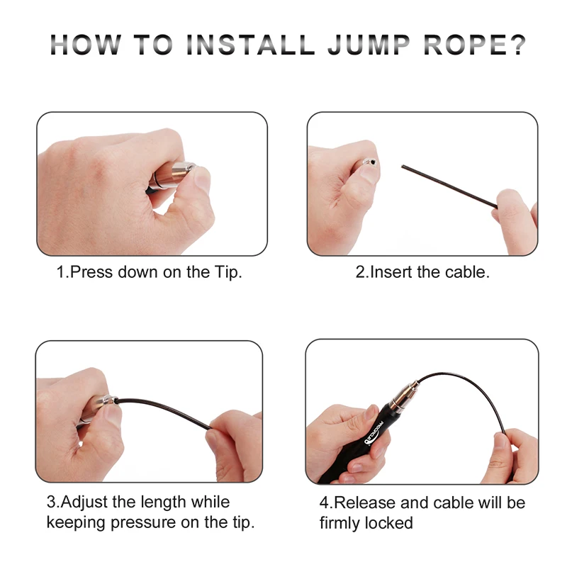 Speed Jump Rope Crossfit for Full-body High-Intensity Lose Weight Aerobic Training Women Man Speed Jump Crossfit Self-Locking jump rope
