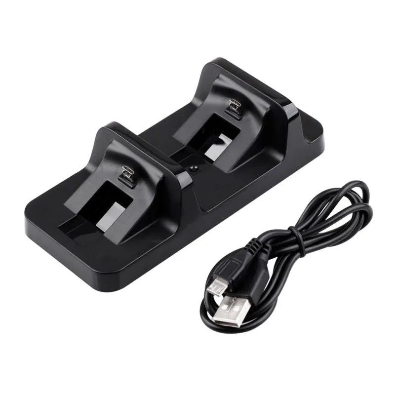 

USB 5V Port Dual Charging Dock Station Stand Holder Support Charger For Sony PS4/PlayStation 4 Slim Game Controller Charger