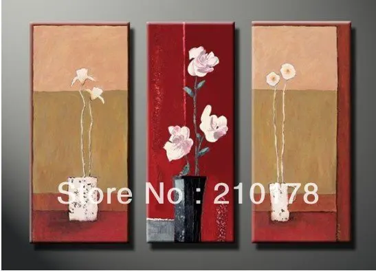 

handmade oil painting on canvas modern 100% Best Art Flower oil painting original directly from artis FL3-121