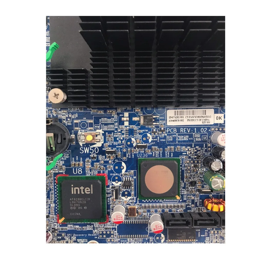 Оригинальная материнская плата для сервера HP Z800 576202 001 460838 002 536798 REV 1 02 LGA 1366