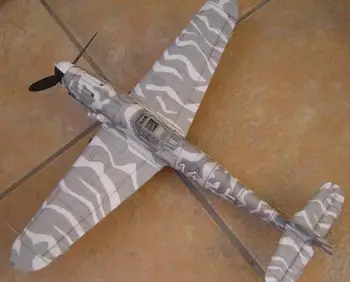 

DIY Paper Model German Fighter Bf-109 G-8 WW II Boy Gift Papercraft 3D Puzzle