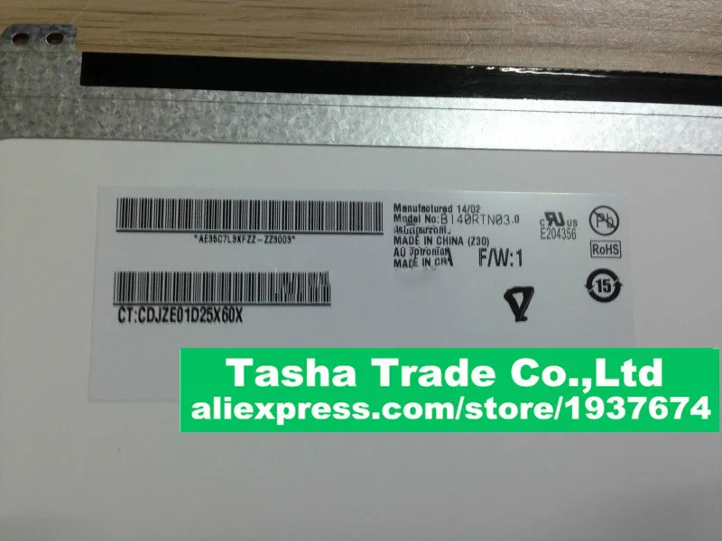 

B140RTN03.0 LED Screen LCD Display Matirx 1600*900 HD+ Matte Original Screen