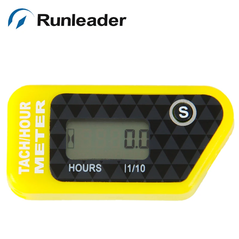 Waterproof Tachometer Engine RPM Tach Hour Meter Digital Gauge Motorcycle ATV Boat MARINE