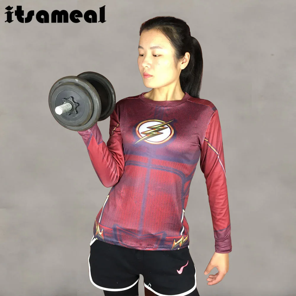 

The Avengers captain america Compression Shirt 3D Printed T Shirt Women Raglan Long Sleeve Cosplay Costume Compression T shirt