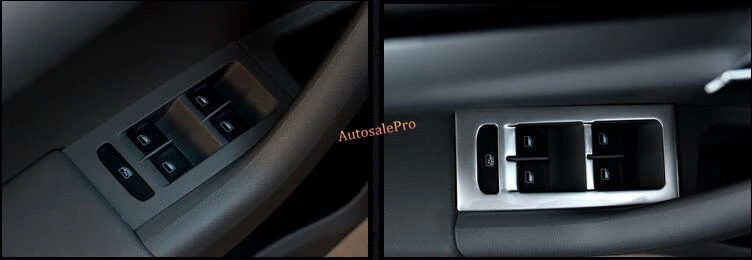 Для Skoda Octavia MK3 A7 2015 2016 автомобильный Стайлинг ABS подлокотник двери окна