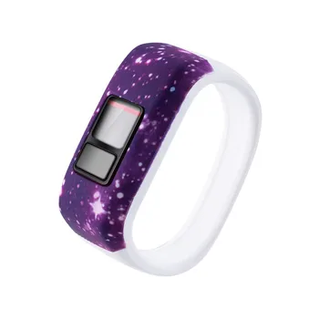 

Small Soft Silicone Replacement Band Universal Various Patterns Child Smart Watch Strap For Garmin Vivofit JR JR2/vivofit 3