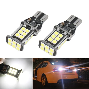 

2x W16W T15 LED Bulbs Canbus Backup Light 921 912 W16W Car Reverse Lamp White For BMW 5 Series E60 E61 F10 F11 F07 Mini Cooper