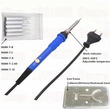 60 Вт Электрические паяльники температура регулируемый Электрический Утюг мини ручка тепла Карандаш паяльник 110 В/220 В 5 железных наконечников