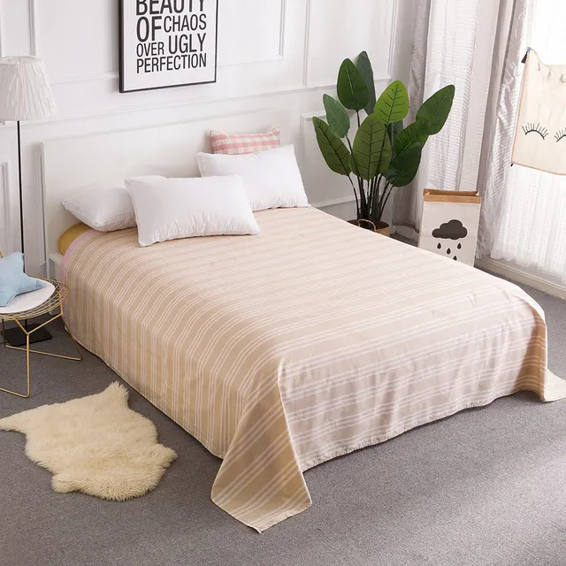 New Floral Printed Flat Sheet Queen King Size 100 Cotton Bed Sheets for Adult Anti Dirty