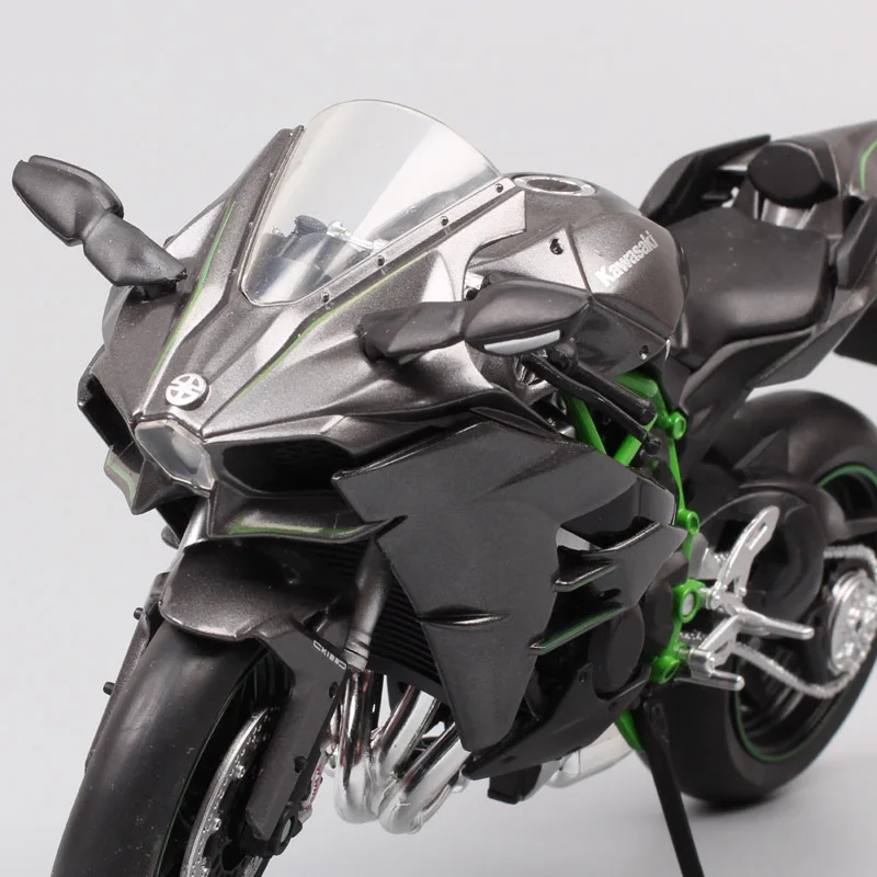 1/12 Automaxx Kawasaki Ninja H2 суперспортивный велосипед H2R масштаб мотоцикл Diecasts& игрушечный Транспорт модель thumbnails для детской коллекции