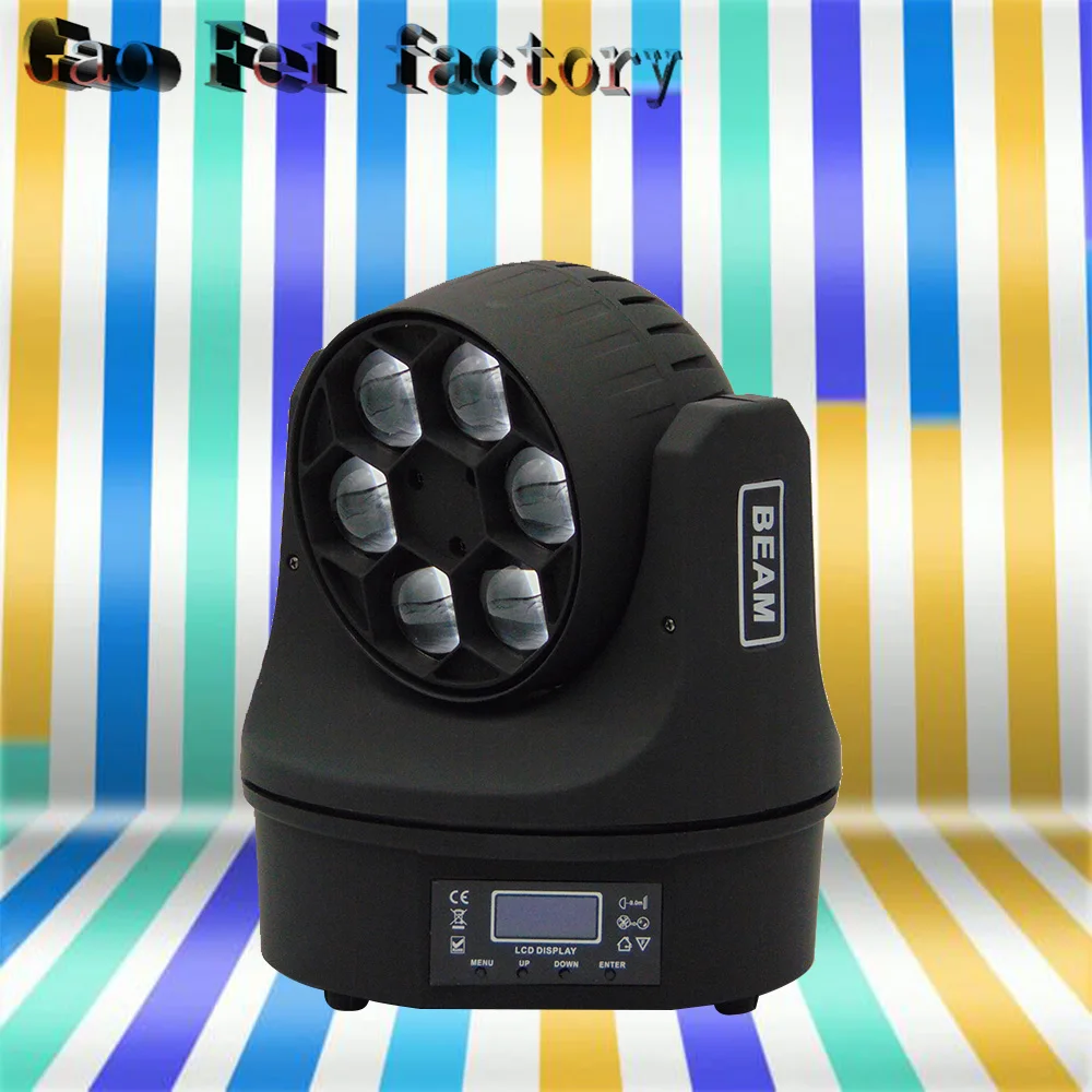 

1pcs/Lot 4in1 RGBW 6x15w China Dj Moving Head Light Diamond Led Beam