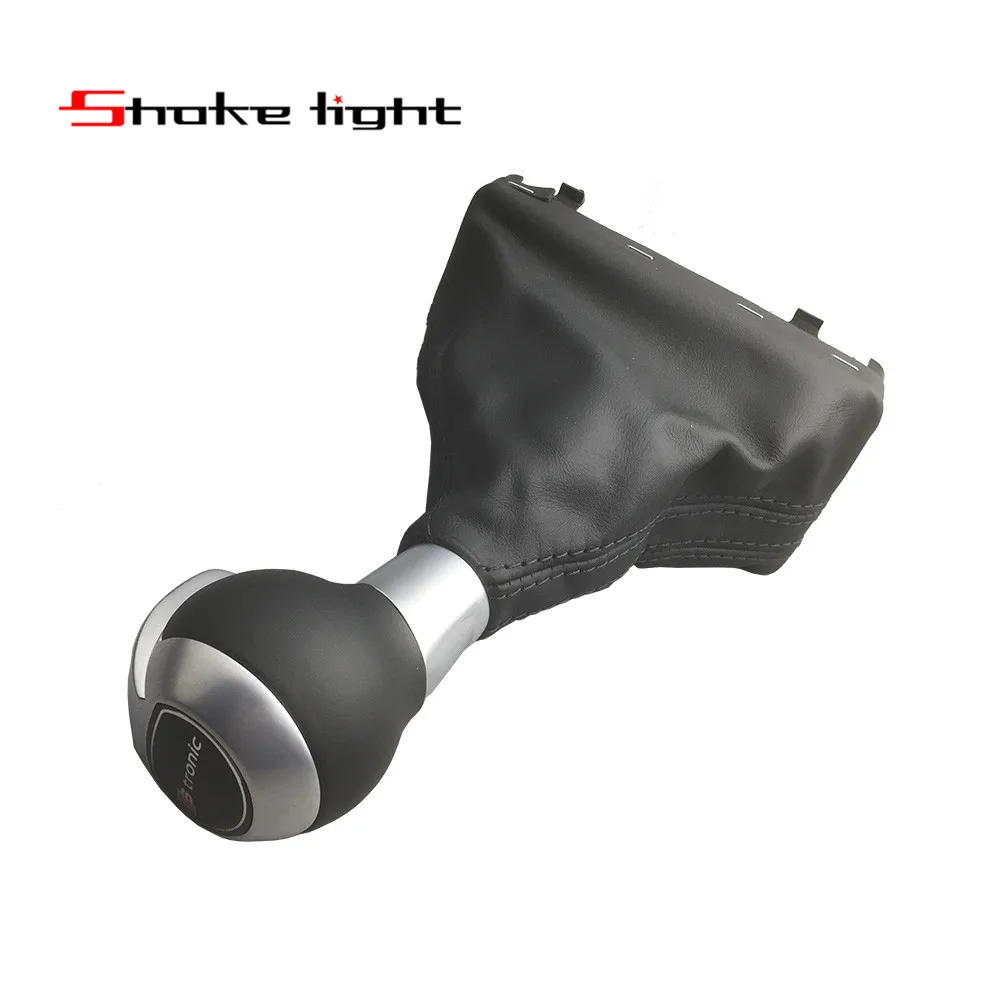 

4G1713139 For Audi A6 C7 New Black Leather Gaiter Chrome Gear Shift Knob Boot AT LHD Only 4G1 713 139