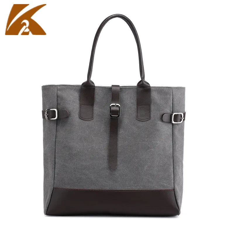 

KVKY 2019 Women Top-handle Bags Handbags Woman Canvas Shoulder Bag Handbag Ladies Casual Business Work Tote Hand Bags
