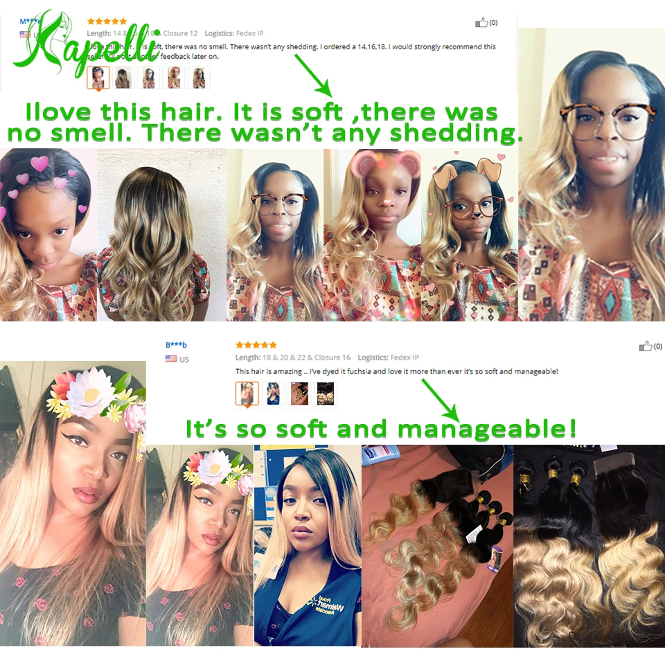 3/4 Bundles Blonde Brazilian Body Wave Bundles Brazilian Hair Weave Bundles Ombre Human Hair Bundles Two Tone Remy Human Hair 3/4 Bundles Blonde Brazilian Body Wave Bundles Brazilian Hair Weave Bundles Ombre Human Hair Bundles Two Tone Remy Human Hair