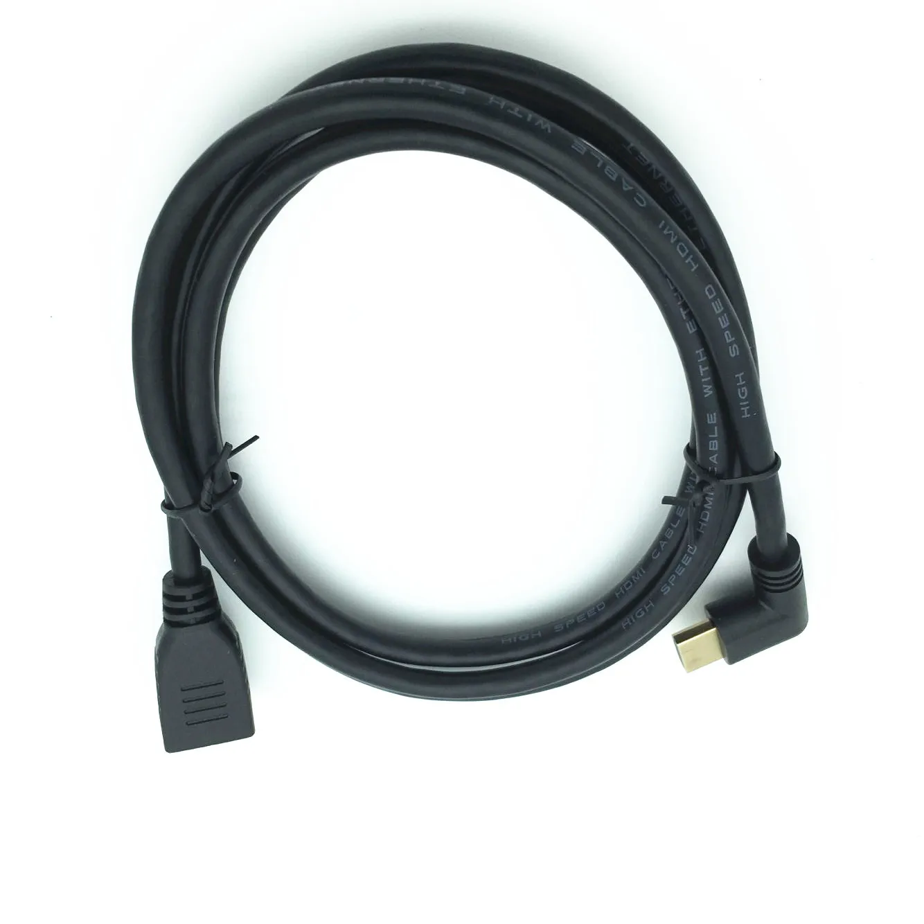 HDMI 4K * 2k Кабель 2 0 В 60 Гц Удлинительный кабель с левым углом штырь-гнездо 1 8 м |