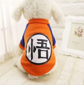 

Dragon Ball Style Pet Coat Warm Cotton Shirt for dogs cats puppies Lovely Pets Apparel Costume