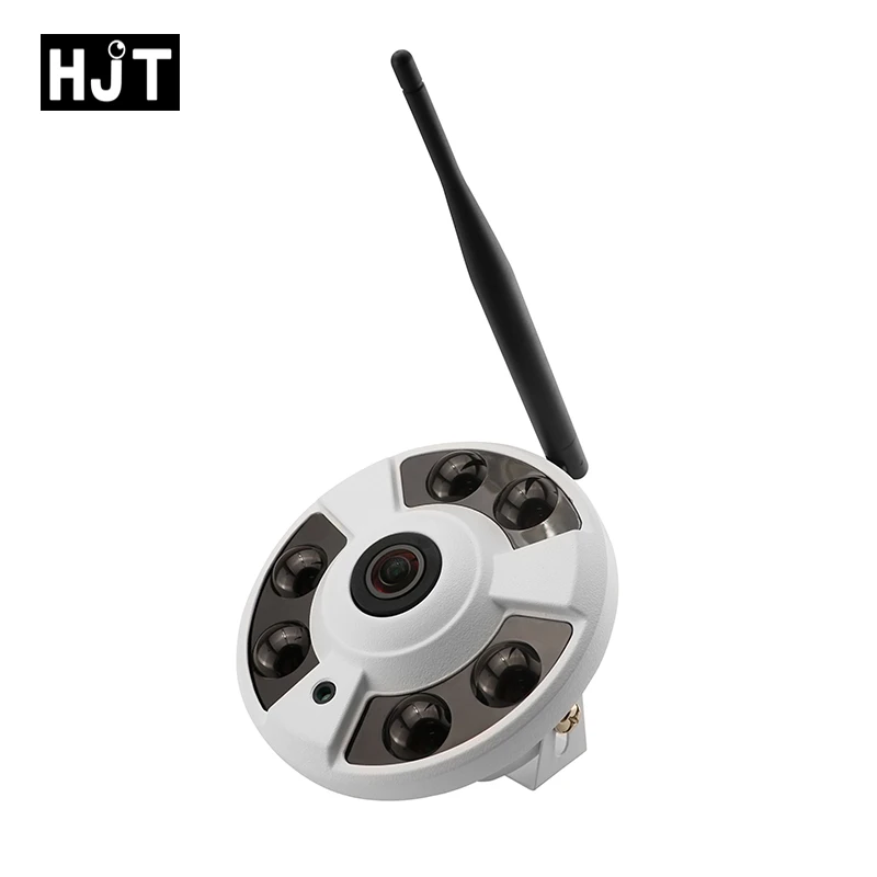 Hjt Дополнительный аудио HD 720 P IP Камера Беспроводной Wi-Fi Fisheye широкоугольный купол