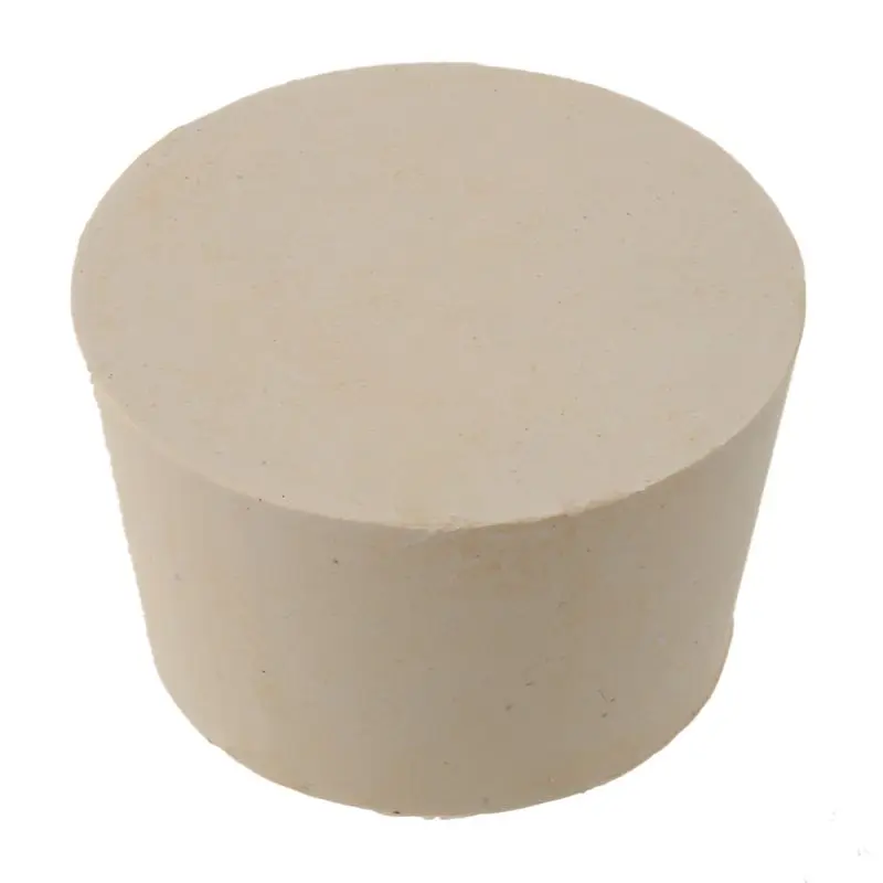 

New Rubber Stopper Bungs Laboratory Solid Hole Stop Push-In Sealing Plug 10# 41*50mm