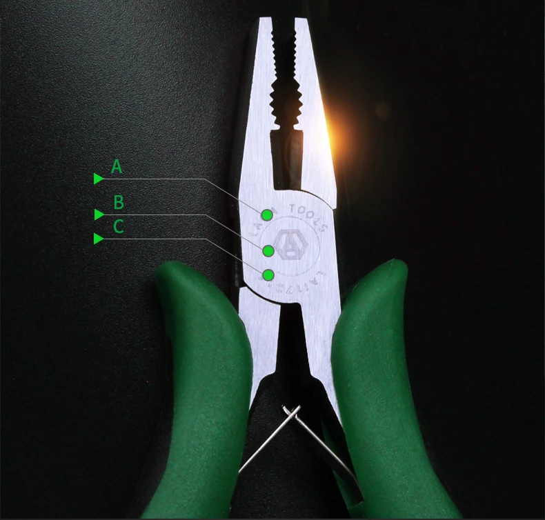 LAOA мини плоскогубцы Длинные плоскогубцы круглогубцы плоскогубцы проволочный резак Сделано в Тайване