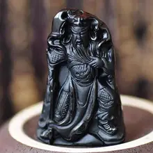 Световое пятно новые аутентичные резные натуральные Цепи Подвеска колье Guan мужское тело Fortuna Wu