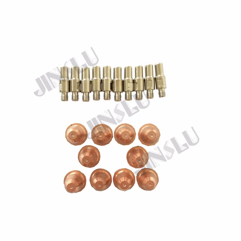 S45  Plasma Cutting Torch Consumables Parts Tip PD0116-08 & Electrode PR0110 20PCS