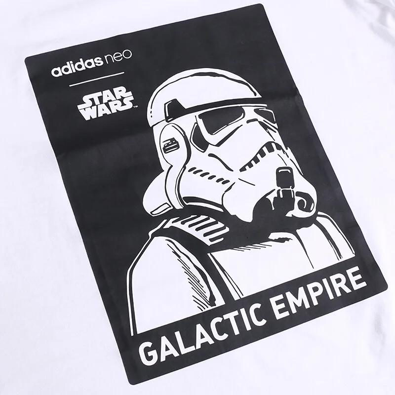 Новое поступление оригинальных мужских футболок с коротким рукавом Adidas NEO Label SW TEE