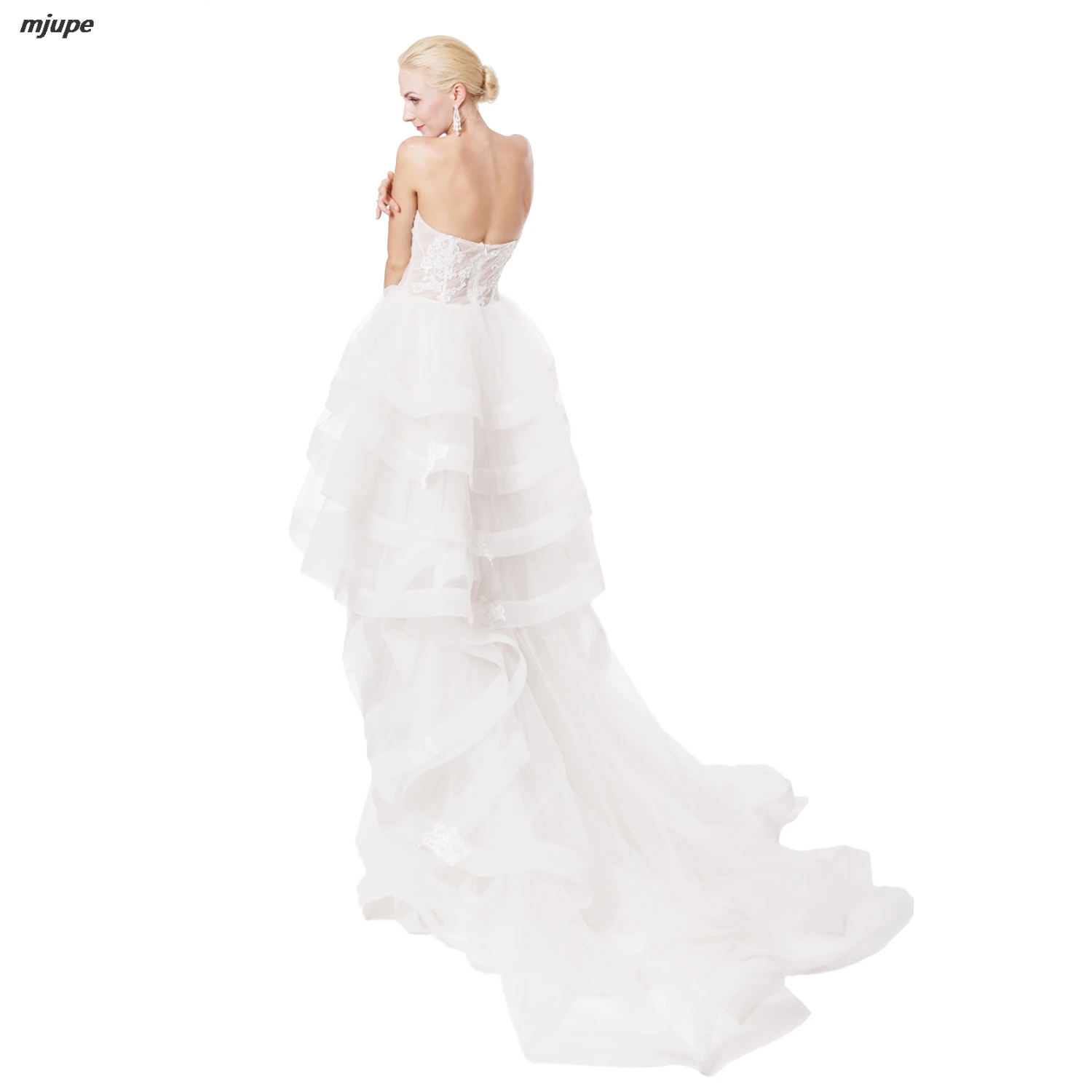 new sexy see through wedding dresses plus size sleeveless Ivory/white