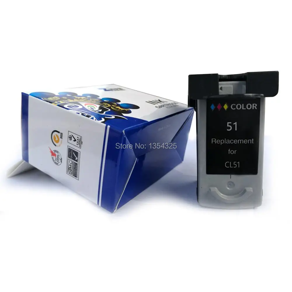 

PERSEUS INK CARTRIDGE FOR CANON CL-51 CL51 COLOR HIGH YIELD COMPATIBLE PIXMA MX300 MP450 MP150 MP170 MP16 MP180 MP460 PRINTER