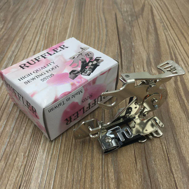 

Ruffler Sewing Machine Presser Foot DIY Sewing Accessories Stainless Steel Multifunctional Sewing Machine for Household