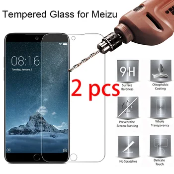 

2pcs! Screen Protector for Meizu M6 M5 M3 M2 Note Tempered Glass 9H HD Toughed Protective Glass on Meizu M6S M5S M3S