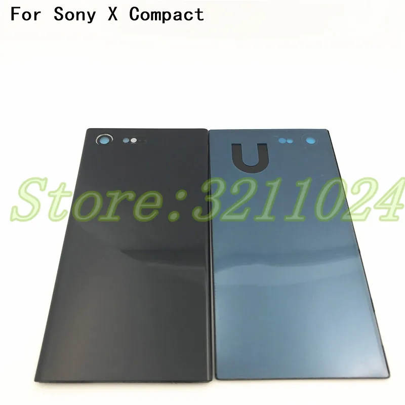 

Battery Cover Replacement Parts For Sony Xperia X Compact F5321 Rear Battery Door Back Cover Housing with logo
