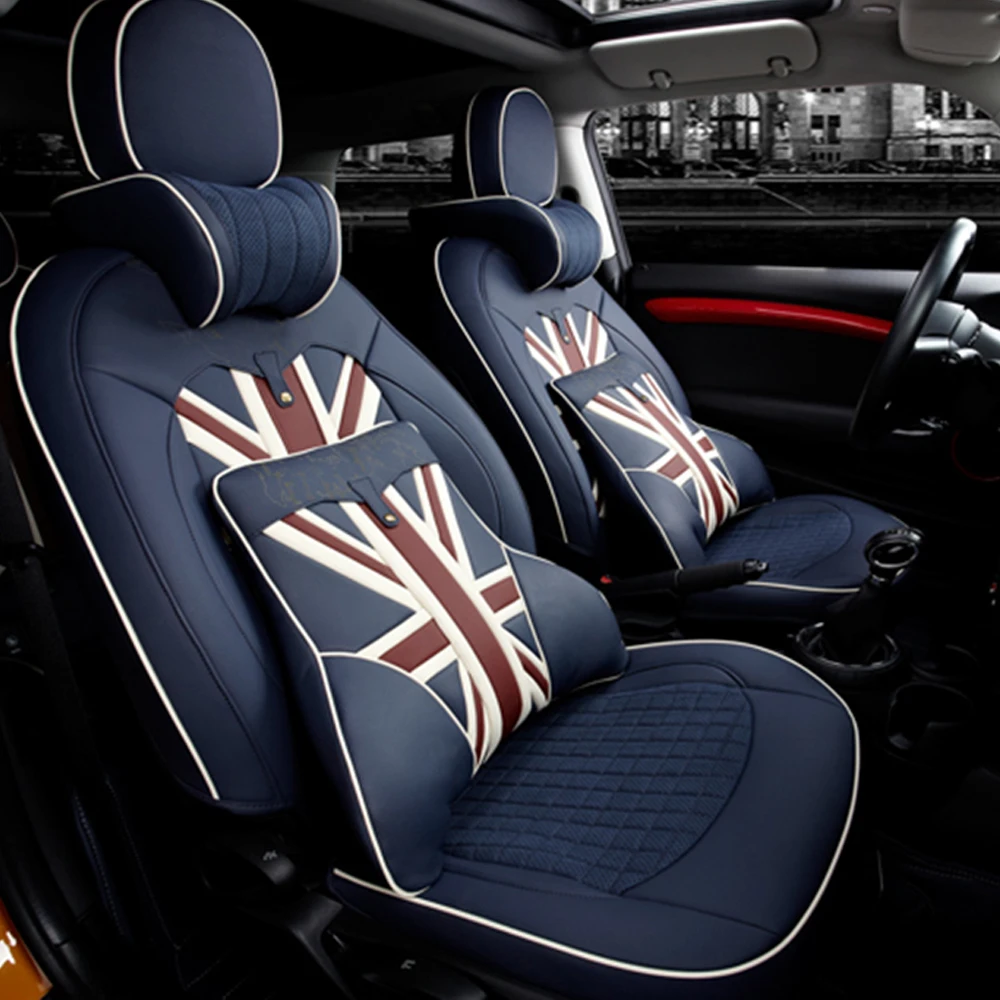 Подушка для сиденья BWM Mini Cooper JCW подставка под поясницу из хлопка и пены с эффектом
