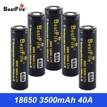 

Bestfire 18650 Battery 3500mAh 40A Vape Rechargeable Battery Lithium Battery 18650 3.7-4.2V Li-ion Battery
