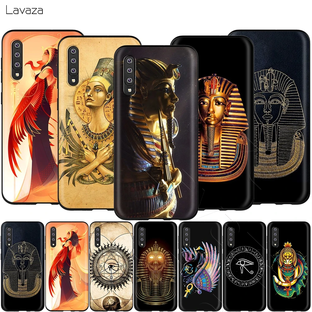 Lavaza Египет Нефертити Анубиса Ankh Фараона чехол для Samsung Галактики S6 S7 край J6 S8 S9 S10