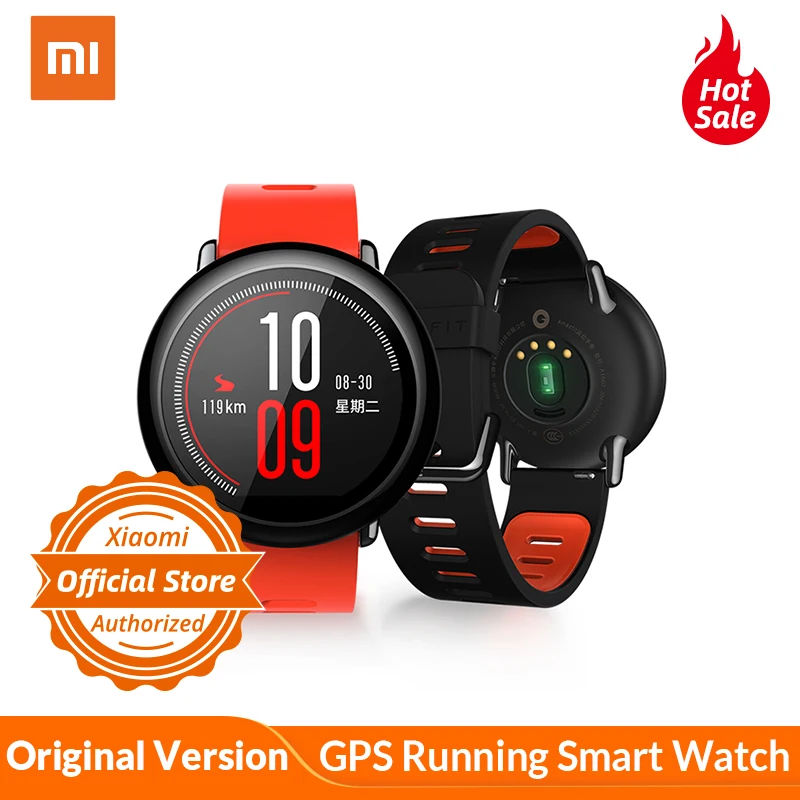 Глобальная версия оригинальный Xiao mi часы huami AMAZFIT Pace gps бег Bluetooth 4 0 спортивные