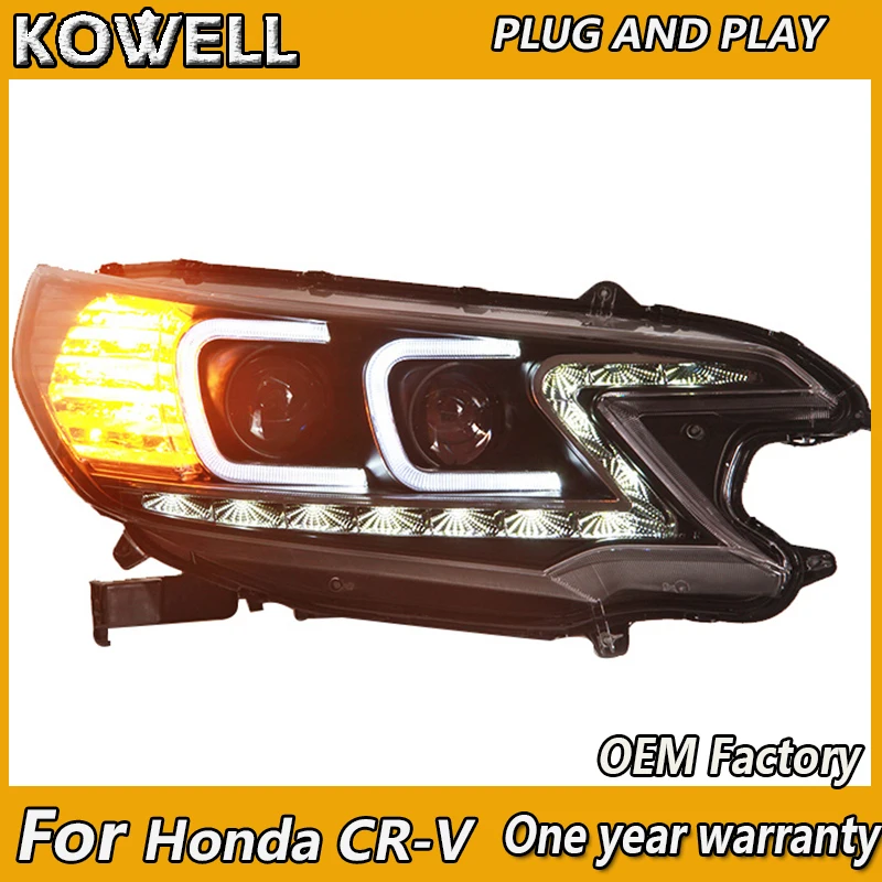KOWELL Car Styling For Honda CRV CR V Led Headlights 2012 2014 Head