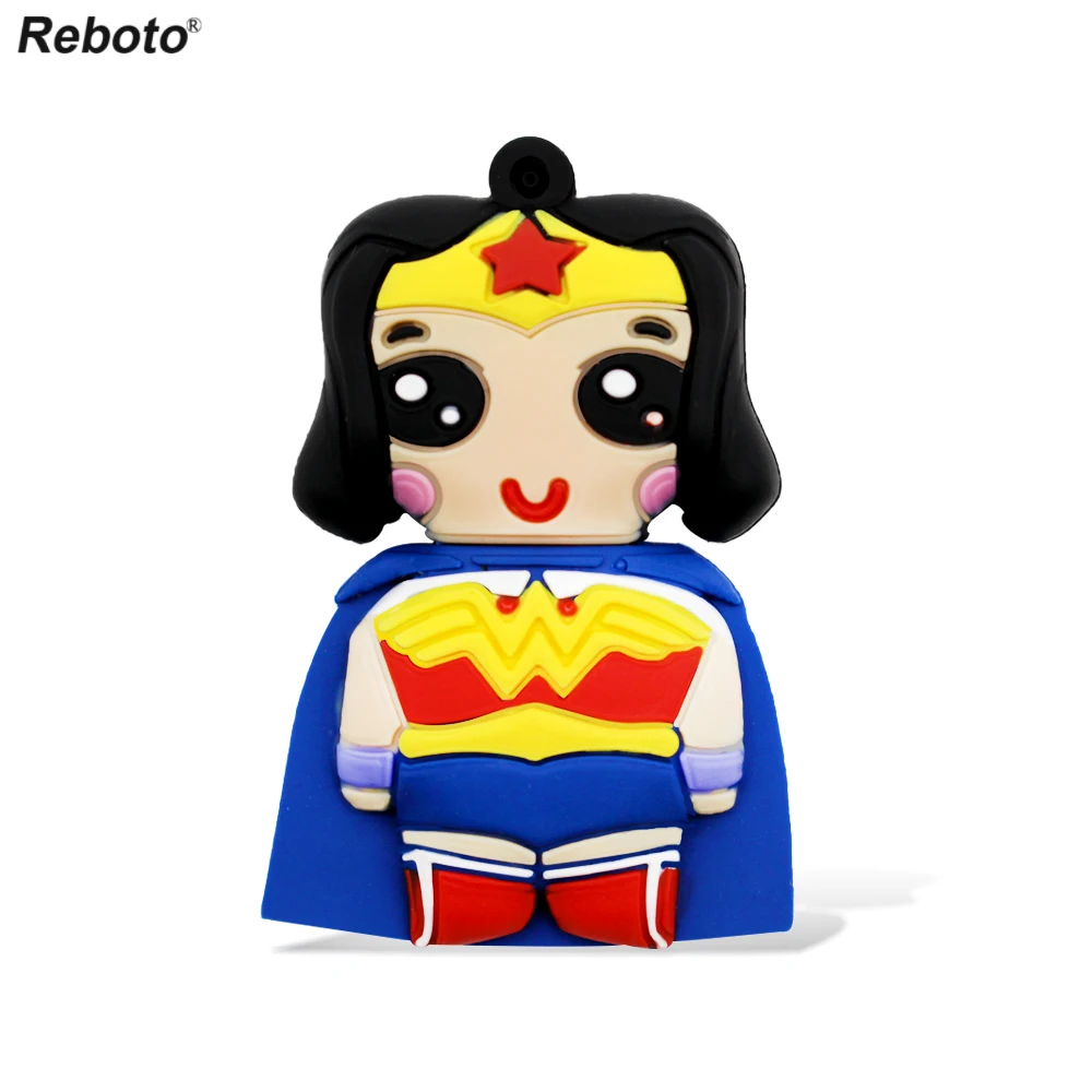 Новейшие Мстители флешки Super Heros USB флэш-накопитель Wonder Woman Флешка мультяшная карта памяти 4 ГБ 8 ГБ 16 ГБ 32 ГБ 64 ГБ U диск