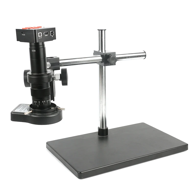 21MP 1080P 60FPS Hdmi Usb Industriële Microscoop Camera 180X/300X C-Mount Lens 144 Led Licht Voor telefoon Pcb Reparatie