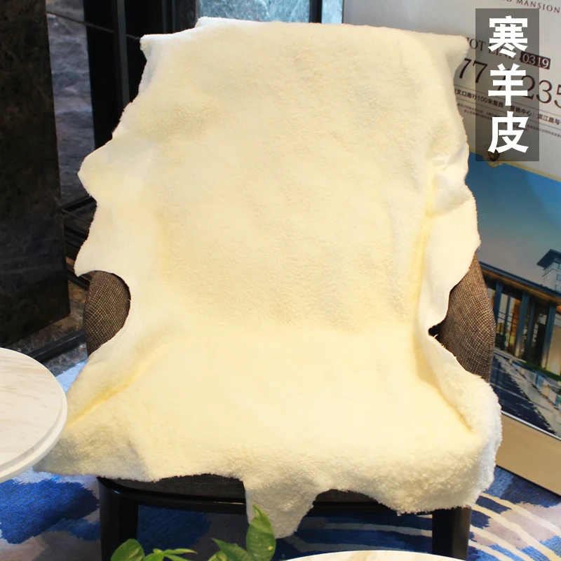 MUZZI Chair Cover Warm Hairy Carpet Seat Pad long Skin Fur Plain Fluffy Area Rugs 100% real Sheepskin  original  fsheepskin 3
